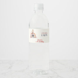 フィットネスウォータースポーツガールバースデーパーティー ペットボトルラベル