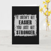 フィットネスエクササイズジムトレーニングスポーツおもしろいギフトアイディア カード (黄色い花)