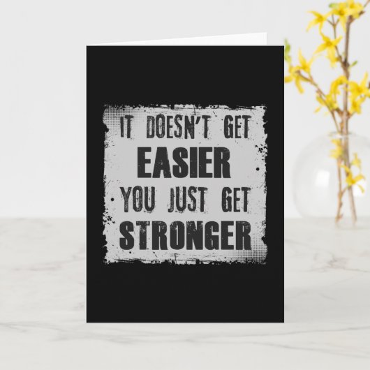 フィットネスエクササイズジムトレーニングスポーツおもしろいギフトアイディア カード (黄色い花)