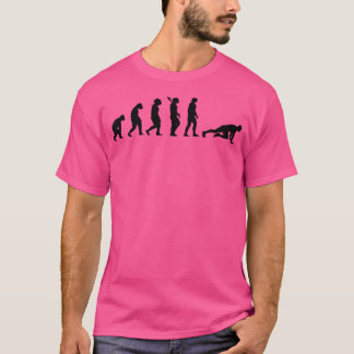 フィットネスエボリューションジムトレーニングスポーツトレインボディビル Tシャツ