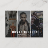 フィットネスカスタムコーチSNS 3写真 名刺 (正面)