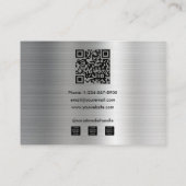 フィットネスカスタムコーチSNS 3写真 名刺 (裏面)