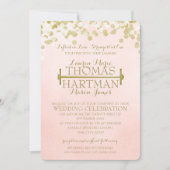 フィットネスカールバーのウェイト結婚式 招待状 (正面)