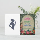 フィットネスガールがダンベルを持ち上げる 招待状 (スタンド正面)