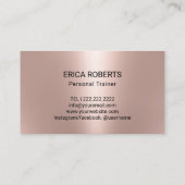 フィットネスガールバラ金ゴールド10クラスパスロイヤリティ ロイヤリティカード (裏面)