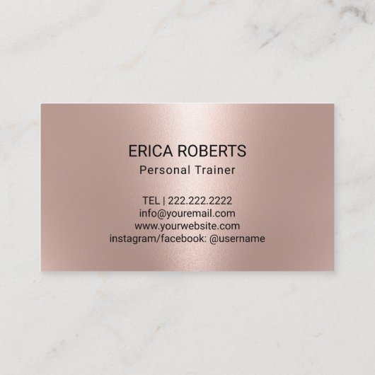 フィットネスガールバラ金ゴールド10クラスパスロイヤリティ ロイヤリティカード (裏面)