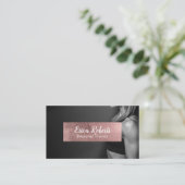 フィットネスガールパーソナルトレーナーバラ金ゴールドラベル 名刺 (スタンド正面)