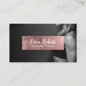 フィットネスガールパーソナルトレーナーバラ金ゴールドラベル 名刺 (正面)