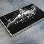 フィットネスガールパーソナルトレーナープロフェッショナル写真 名刺