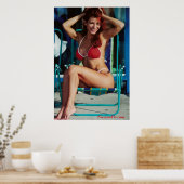 フィットネスガールポスター ポスター (キッチン)