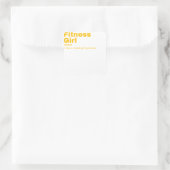 フィットネスガール – フィットネス スクエアシール (バッグ)