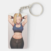 フィットネスキーチェーン キーホルダー (裏面)