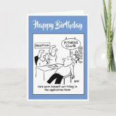 フィットネスクラブメンバー擦り切れたアウト カード (正面)