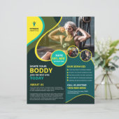 フィットネスクラブ/ジムフライヤーテンプレート (スタンド正面)