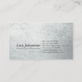 フィットネスグランジパーソナルトレーナーケトルベルバーベル 名刺 (裏面)