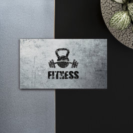 フィットネスグランジパーソナルトレーナーケトルベルバーベル 名刺