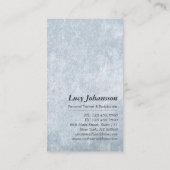 フィットネスグランジパーソナルトレーナーケトルベルバーベル 名刺 (裏面)