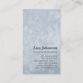 フィットネスグランジパーソナルトレーナーケトルベルバーベル 名刺 (裏面)