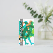 フィットネスコーチスポーツトレーナー 名刺 (スタンド正面)