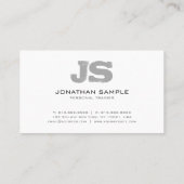 フィットネスコーチパーソナルトレーナーモダンプロフェッショナル 名刺 (裏面)