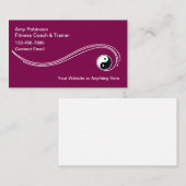 フィットネスコーチ及びトレーナモダンー 名刺 (正面/裏面)