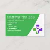 フィットネスコーチ及びトレーニンモダングの名刺 名刺 (正面)