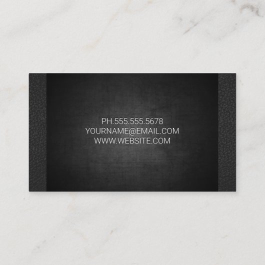 フィットネスコーチ | パーソナルトレーナー | 手の太さ 名刺 (裏面)