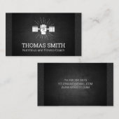 フィットネスコーチ | パーソナルトレーナー | 手の太さ 名刺 (正面/裏面)