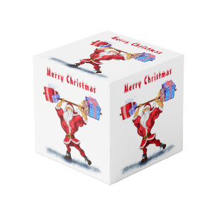 フィットネスサンタクリスマスキューブ フォトキューブ