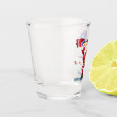 フィットネスサンタクロースショットグラス ショットグラス (左)