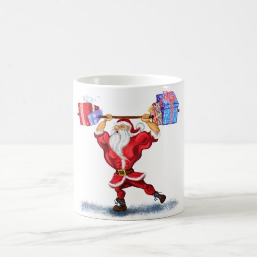 フィットネスサンタコーヒーマグ コーヒーマグカップ (中央)