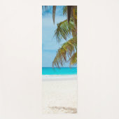 フィットネスシーサンドパームズブルースカイエレガントテンプレート ヨガマット (正面)