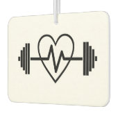 フィットネスジムは人生だ カーエアーフレッシュナー (左)