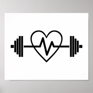 フィットネスジムは人生だ ポスター