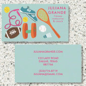 フィットネスジムトレーナーコーチスポーツカスタム魅力的 名刺