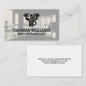 フィットネスジムトレーナー | ヘルス 名刺 (正面/裏面)