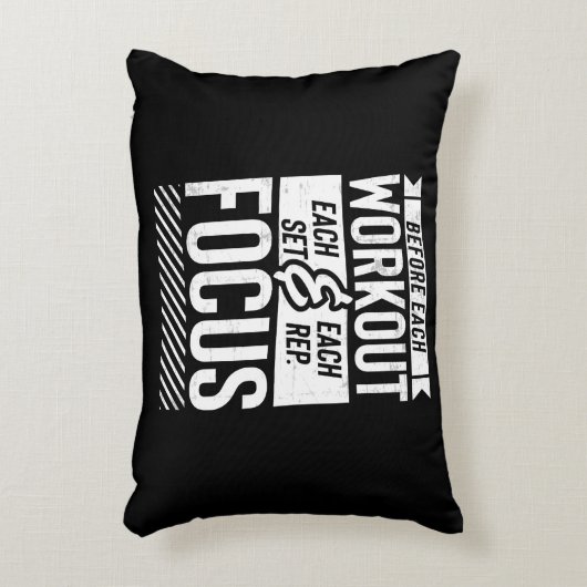 フィットネスジムトレーニングやる気を起こさせることわざ アクセントクッション (正面(垂直))