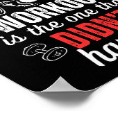 フィットネスジムトレーニングやる気を起こさせる引用文、エクササイズ ポスター (角)