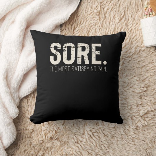 フィットネスジムトレーニングやる気を起こさせる引用文 クッション (ブランケット)