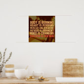 フィットネスジムトレーニングインスピレーションスタイルカバー ポスター (キッチン)