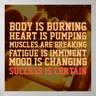 フィットネスジムトレーニングインスピレーションスタイルカバー ポスター