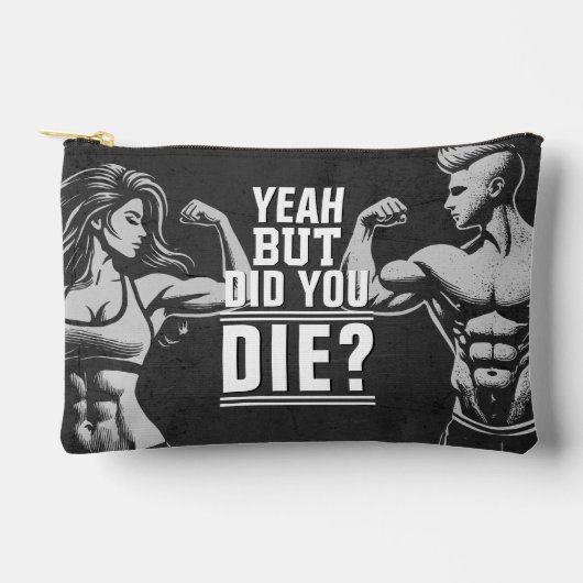 フィットネスジムトレーニングボディビル やる気を起こさせる アクセサリーポーチ (正面)