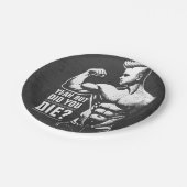 フィットネスジムトレーニングボディビル やる気を起こさせる ペーパープレート (アングル)