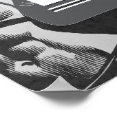 フィットネスジムトレーニングボディビル やる気を起こさせる ポスター (角)