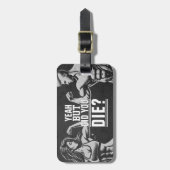 フィットネスジムトレーニングボディビル やる気を起こさせる ラゲッジタグ (正面縦)