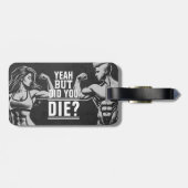 フィットネスジムトレーニングボディビル やる気を起こさせる ラゲッジタグ (裏面横)