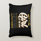 フィットネスジムトレーニングモチベーション女性 アクセントクッション (正面(垂直))