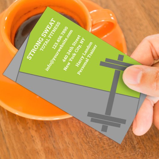 フィットネスジムビジネスカード 名刺