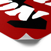 フィットネスジム保落ち着きポンプアイロン ポスター (角)