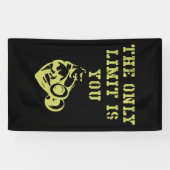 フィットネスジム及びトレーニングホームジム 横断幕 (横)